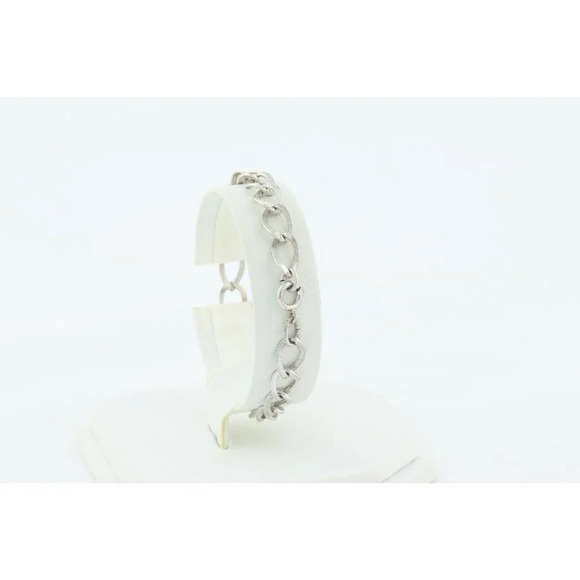 Sterling Silver Charm Starter Bracelet 7 Inch - Picture 8 of 9